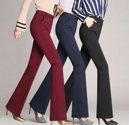 2023 New Arrival Super Stretch Soft Straight Flare Pants