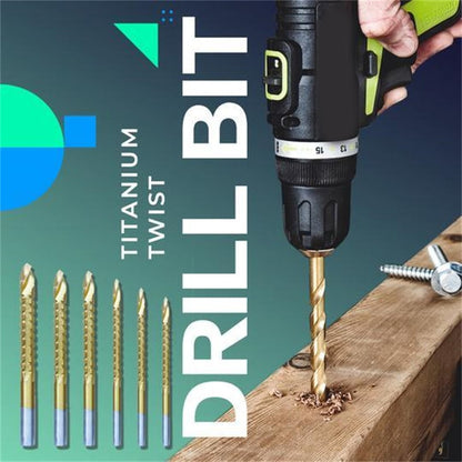 (🔥Hot Sale-48% OFF)Twist Drill Bit Set Power Tool Accessories(6 Pcs/SET )👍BUY 3 GET 2 FREE--5SETS✈FREE SHPIPING