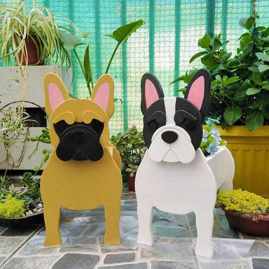 Candycaty Garden Dog Planter Plant Pot